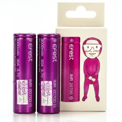 Efest 20700 3100mAh Batteries 2-Pack
